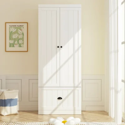 Dorirral Lemari Pakaian 2 Pintu Cat Duco