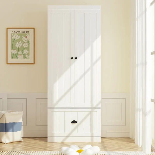 Dorirral Lemari Pakaian 2 Pintu Cat Duco