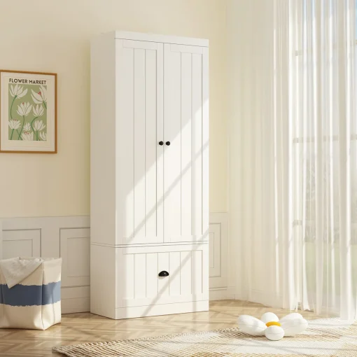 Dorirral Lemari Pakaian 2 Pintu Cat Duco Minimalis