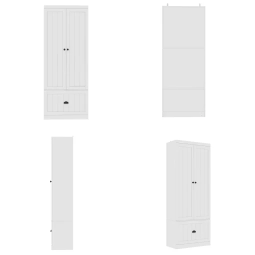 Dorirral Lemari Pakaian 2 Pintu Cat Duco Minimalis