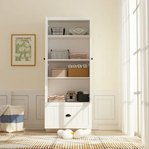 Dorirral Lemari Pakaian 2 Pintu Cat Duco Minimalis