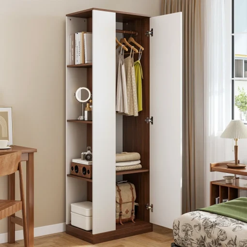 Ellenna Lemari Pakaian Unik Multifungsi Plywood Minimalis