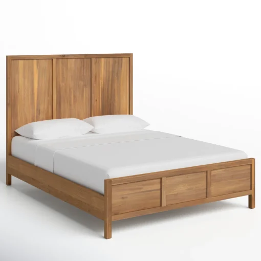 Ellino Tempat Tidur Kayu Jati Jepara Minimalis Modern