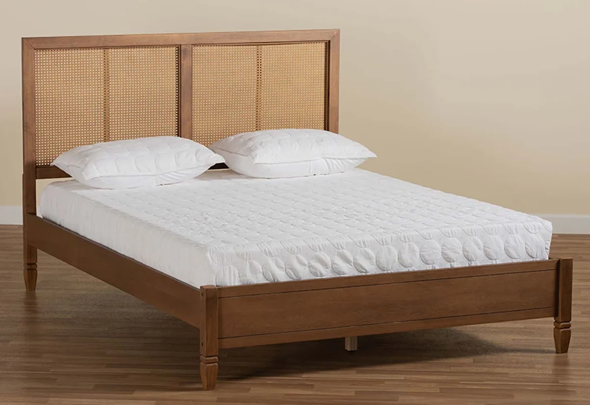 Enrico Tempat Tidur Rotan Kayu Jati Jepara