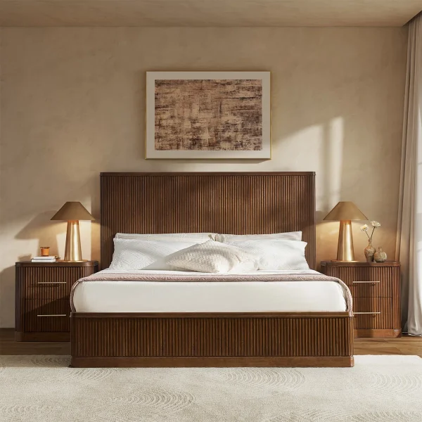 Ericka Tempat Tidur Kayu Jati Solid Mewah Minimalis