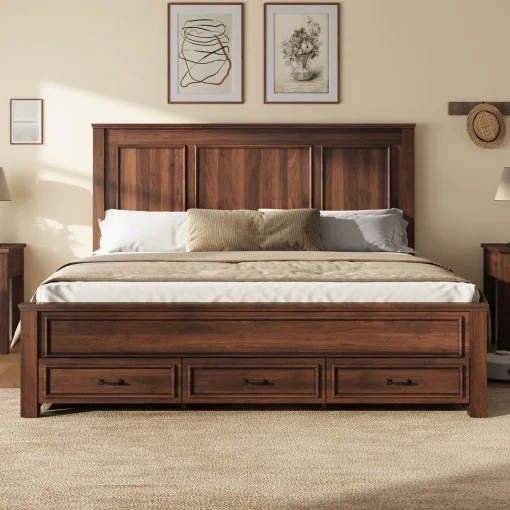 Fardinz Tempat Tidur Berlaci Kayu Jati Minimalis Klasik