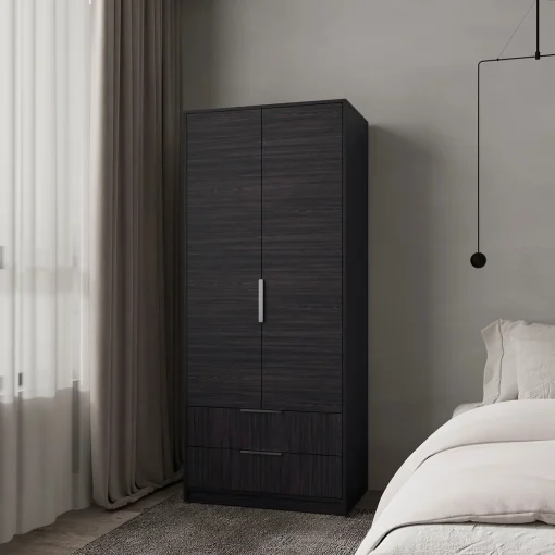 Forestina Lemari Pakaian Plywood 2 Pintu Minimalis