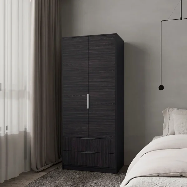 Forestina Lemari Pakaian Plywood 2 Pintu Minimalis