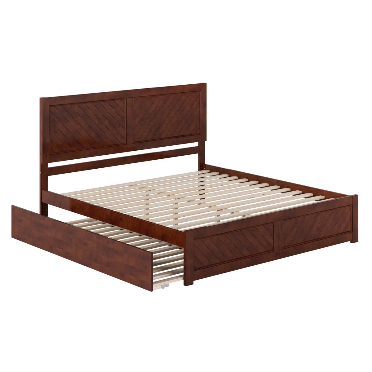 Jeinny Tempat Tidur Double Bed Kayu Jati Minimalis4