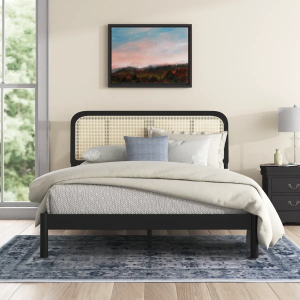 Kelly Tempat Tidur Rotan Kayu Jati