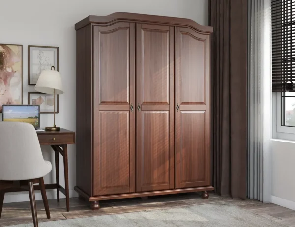 Kytle Lemari Pakaian 3 Pintu Kayu Jati