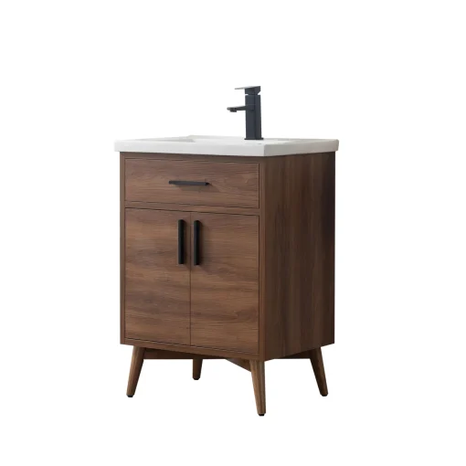 LENNA Wastafel Cabinet Retro Kayu Jati Minimalis