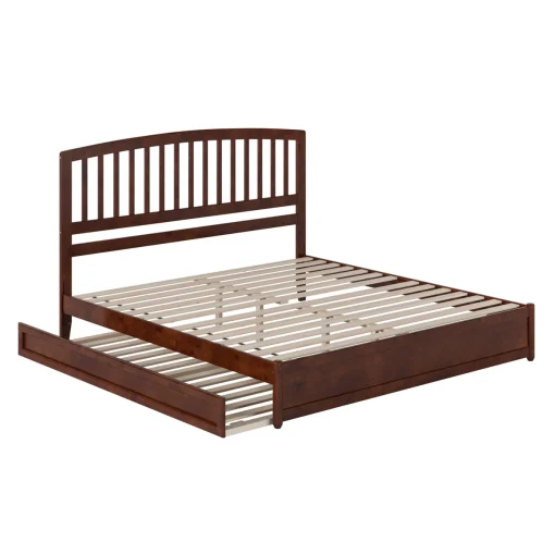 Lammari Tempat Tidur Double Bed Kayu Jati Minimalis
