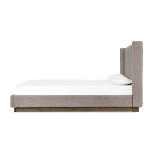 Lydia Tempat Tidur Jok Kain Canvas Desain Unik Minimalis