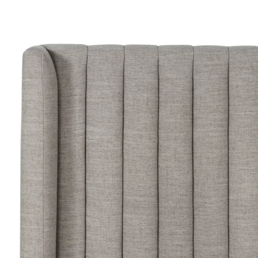Lydia Tempat Tidur Jok Kain Canvas Desain Unik Minimalis