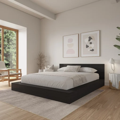 Makoa Tempat Tidur Kayu Jati Model Japanese Minimalis