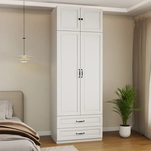 Marriam Lemari Pakaian Minimalis 2 Pintu Cat Duco