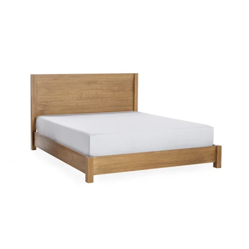 Modicca Tempat Tidur Kayu Jati Solid Minimalis Natural