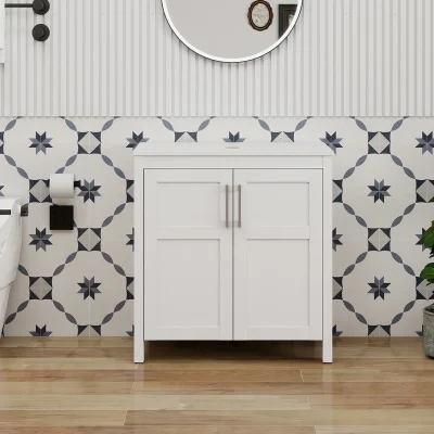 Netta Wastafel 2 Pintu Cat Duco Minimalis