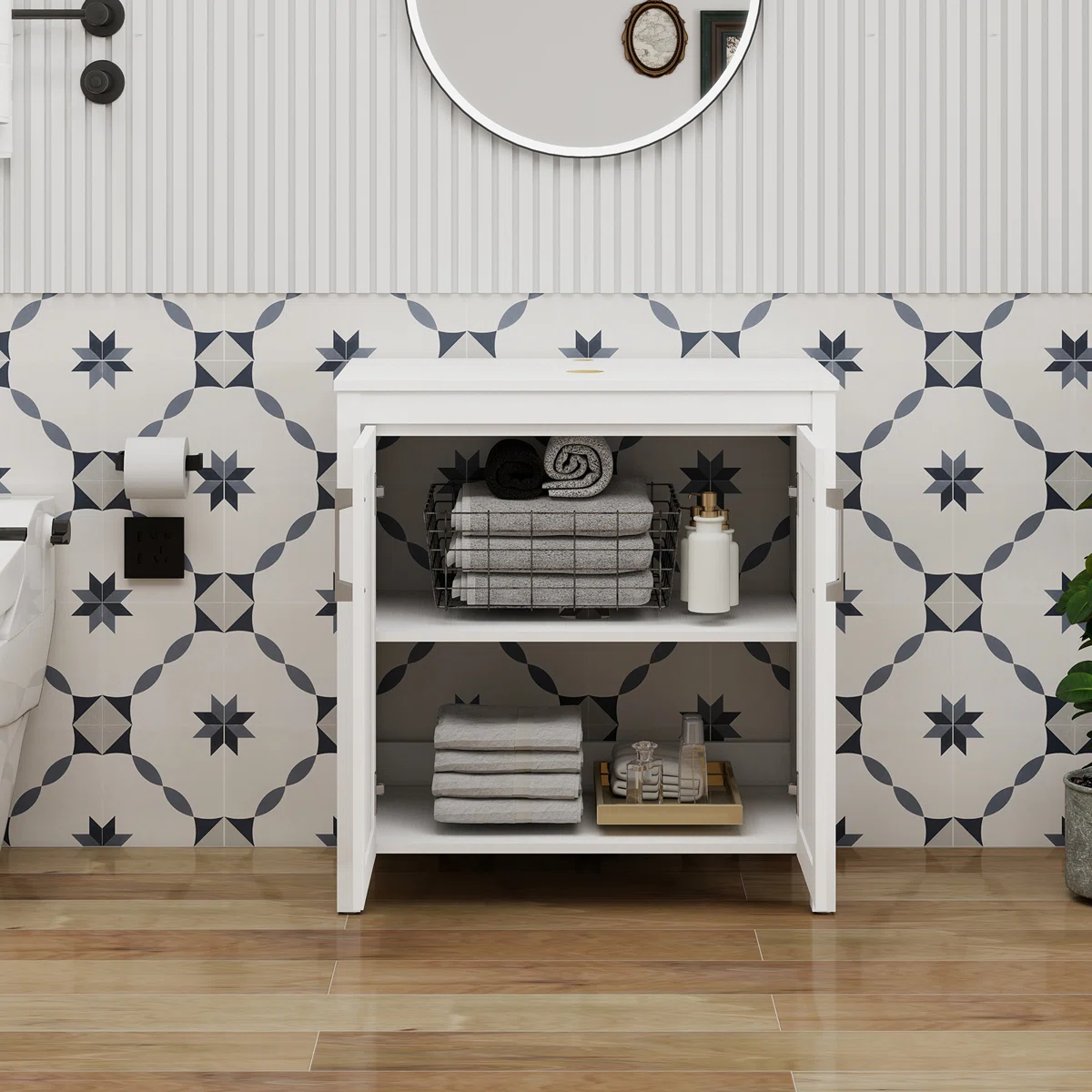 Netta Wastafel 2 Pintu Cat Duco Minimalis2