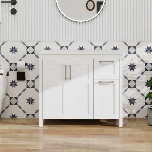 NETTA Wastafel Cabinet Kamar Mandi Cat Duco Minimalis