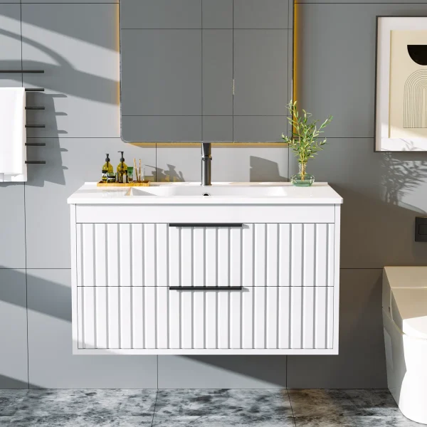 Norra Wastafel Cabinet Cat Duco Minimalis Modern