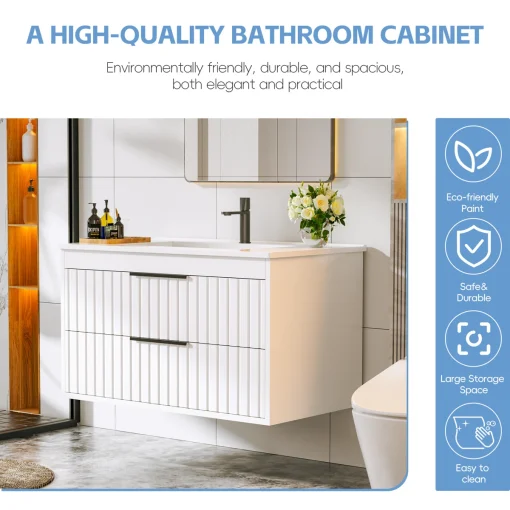 NORRA Wastafel Cabinet Cat Duco Minimalis Modern