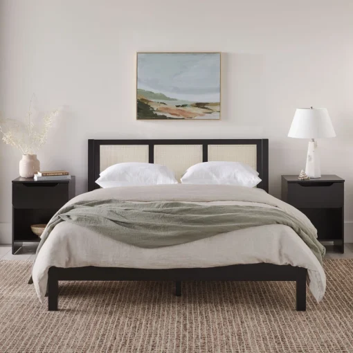 Naarden Tempat Tidur Rotan Sintetis Desain Minimalis