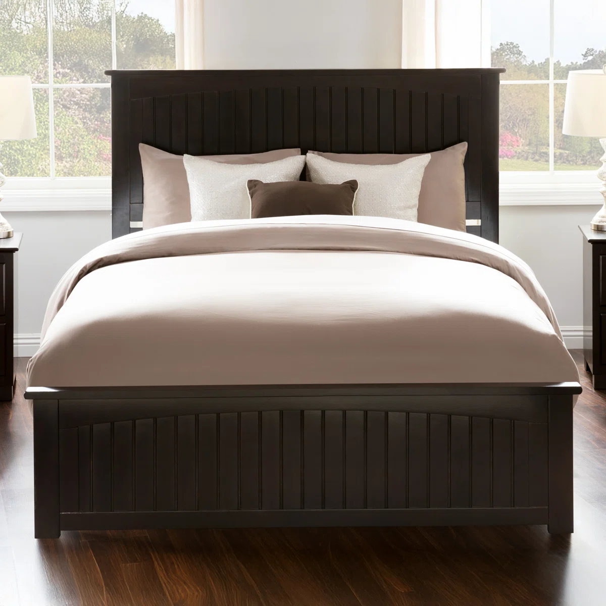 Namikaze Tempat Tidur Kayu Jati Minimalis1