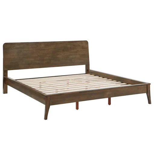 Olympia Tempat Tidur Minimalis Modern Kayu Jati Jepara