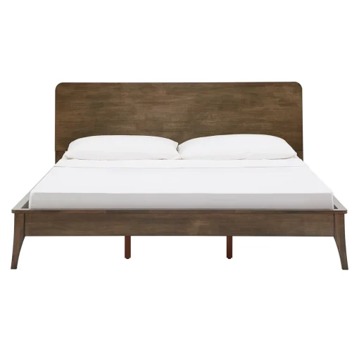 Olympia Tempat Tidur Minimalis Modern Kayu Jati Jepara
