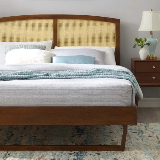 Sierra Tempat Tidur Rotan Kayu Jati Desain Unik