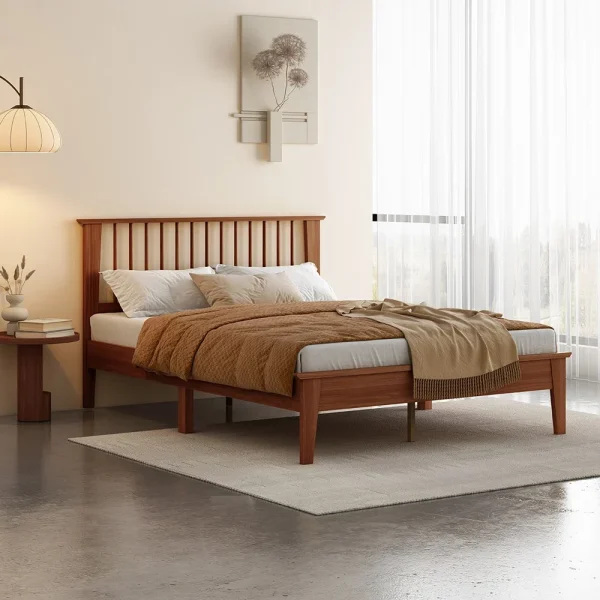 Tempat Tidur Minimalis Modern Kayu Jati