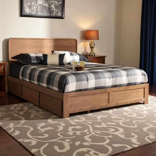 Vistyan Tempat Tidur Laci Kayu Jati