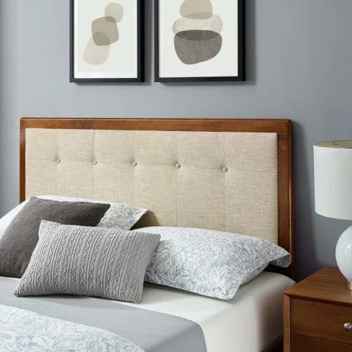Willow Tempat Tidur Jok Kain Desain Retro Kekinian