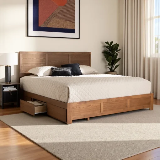 Xilonjing Tempat Tidur Berlaci Model Japanese Minimalis