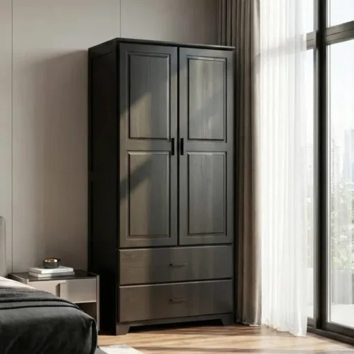 Zulfa Lemari Pakaian 2 Pintu Plywood Minimalis Modern