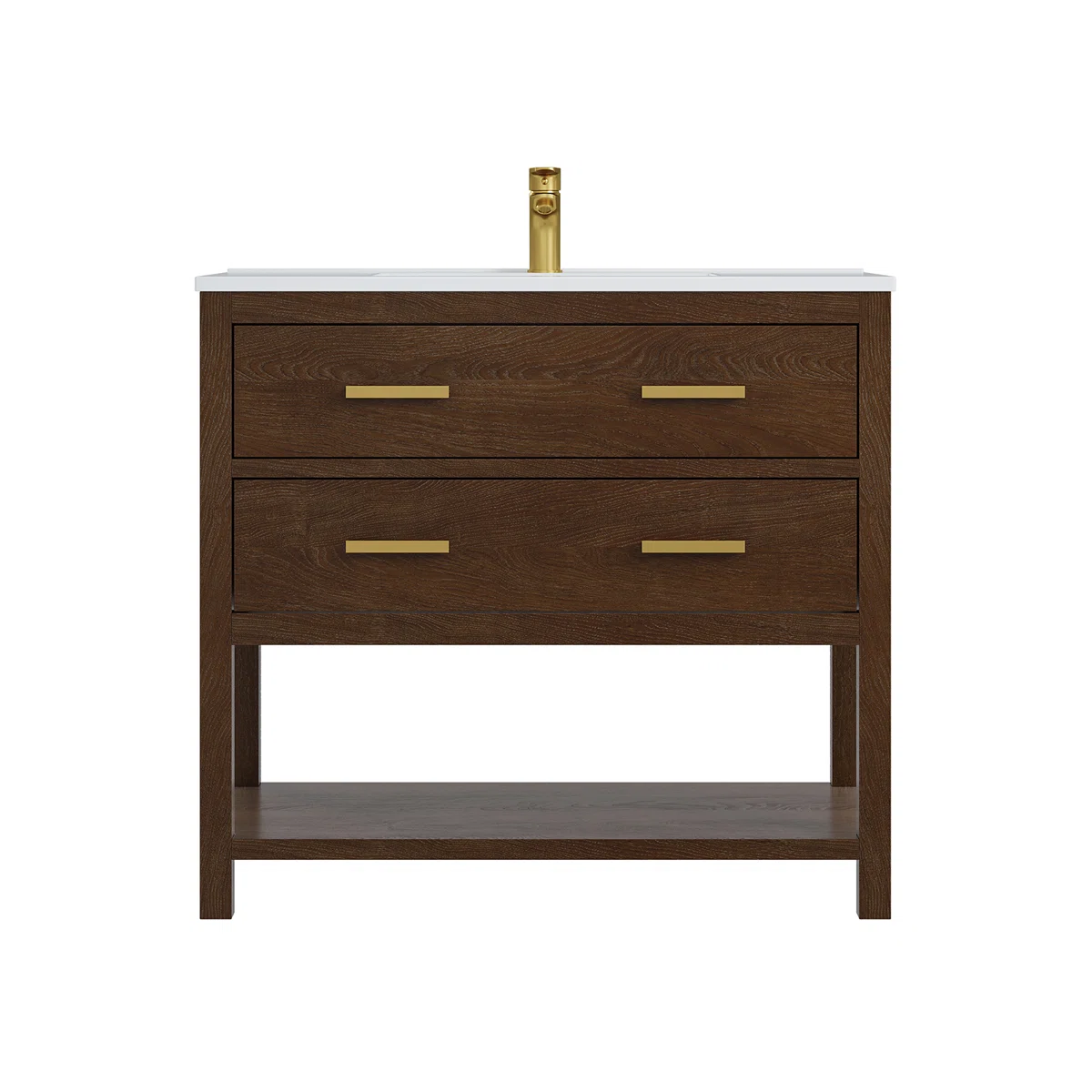 Alexa Wastafel Kabinet Laci Kayu Jati Minimalis Modern1