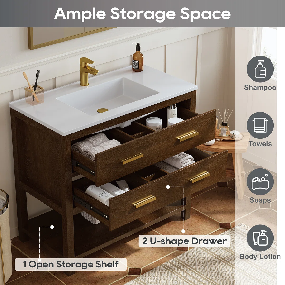 Alexa Wastafel Kabinet Laci Kayu Jati Minimalis Modern2