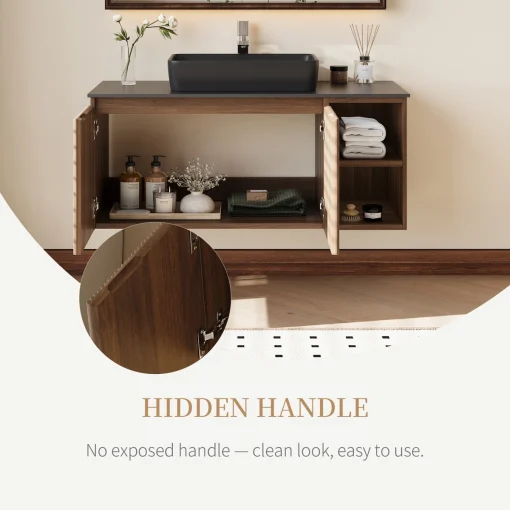 DAXIA Wastafel Cabinet Minimalis Bahan Kayu Jati