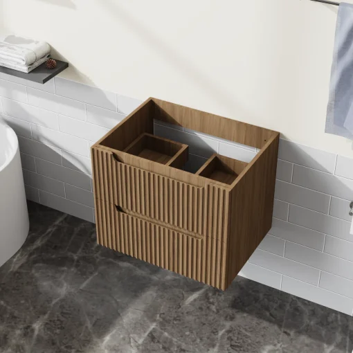 Dennis Wastafel Cabinet 2 Drawer Kayu Jati Minimalis Modern