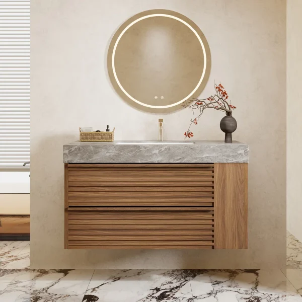 Fanzo Wastafel Cabinet Serbaguna Kayu Jati Minimalis