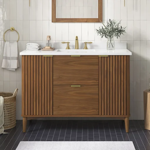 GABI Wastafel Kabinet Serbaguna Kayu Jati Minimalis