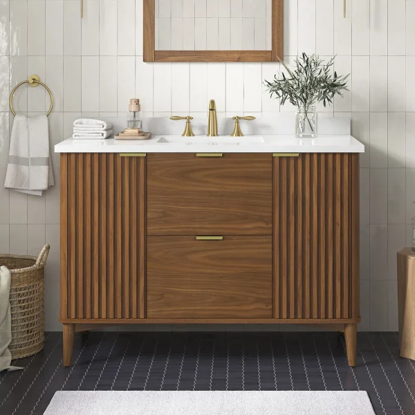 Gabi Wastafel Kabinet Serbaguna Kayu Jati Minimalis