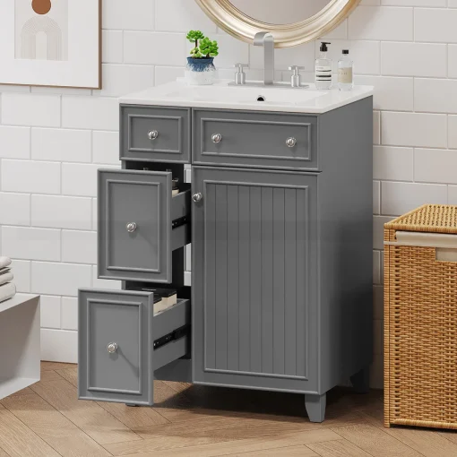 KAZIO Wastafel Cabinet Serbaguna Cat Duco Minimalis