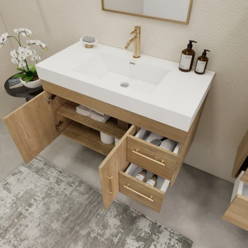 MARKO Wastafel Cabinet Storage Plywood Minimalis