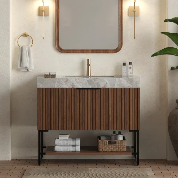 Marry Wastafel Kabinet Plywood Minimalis Modern