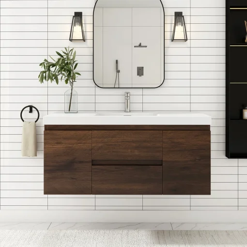 Moreno Wastafel Cabinet Serbaguna Minimalis Kayu Jati