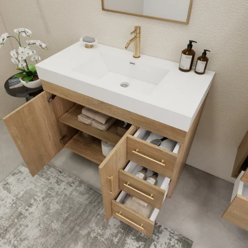 PETRAN Wastafel Cabinet Serbaguna Minimalis Modern