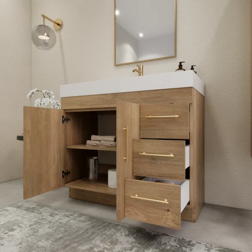 PETRAN Wastafel Cabinet Serbaguna Minimalis Modern